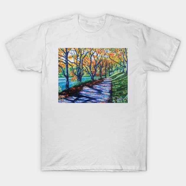 'Bass Lake in the Fall' T-Shirt by jerrykirk